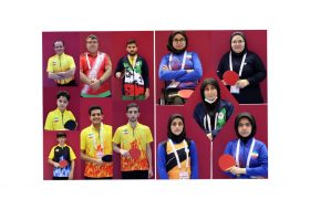 پایان کار جوانان پاراتنیس روی میز ایران در منامه با ۱۰ مدال رنگارنگ