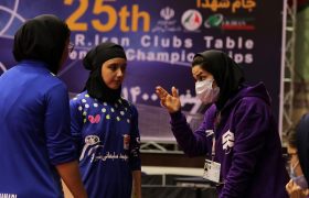 گزارش تصویری (۱) روز اول دور دوم لیگ برتر بانوان باشگاههای کشور – خانه تنیس روی میز اصفهان