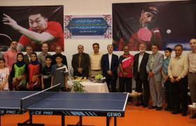 افتتاح سالن تنیس روی میز مخصوص معلولین و جانبازان در رشت