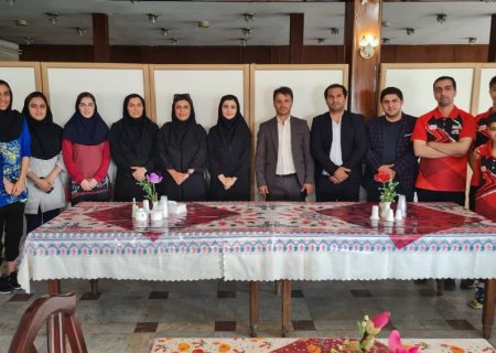 دیدار مدیرکل ورزش و جوانان استان مازندران با اعضای تیم های ملی بزرگسالان بانوان و نوجوانان پسر
