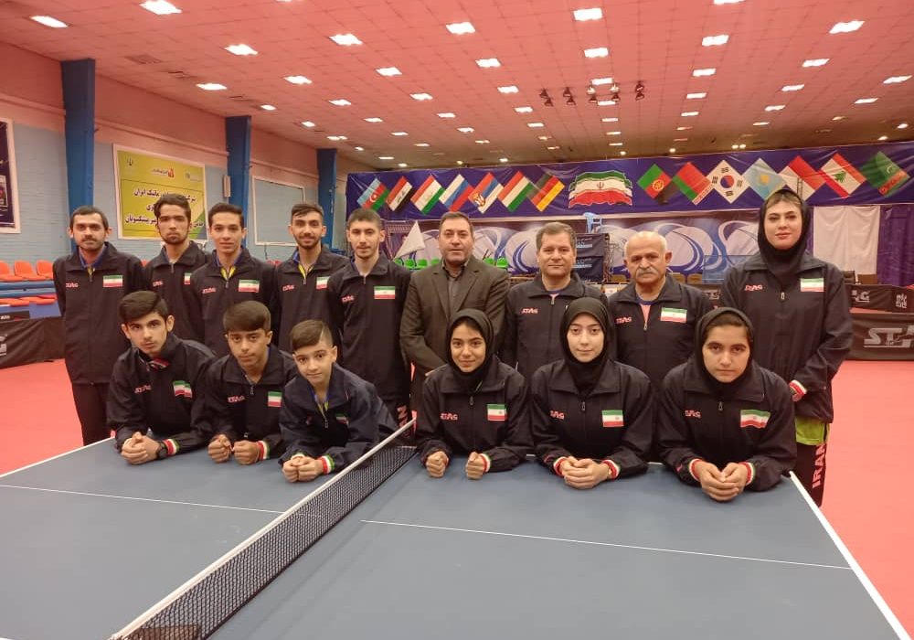 اعزام تیم های ملی نوجوانان و جوانان پینگ پنگ ایران به رقابت های قهرمانی آسیا