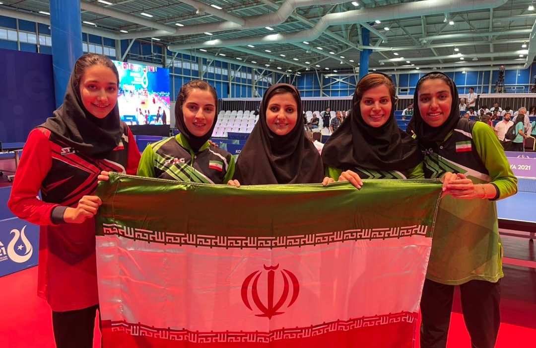 طلای تنیس روی میز تیمی به دختران ایران رسید