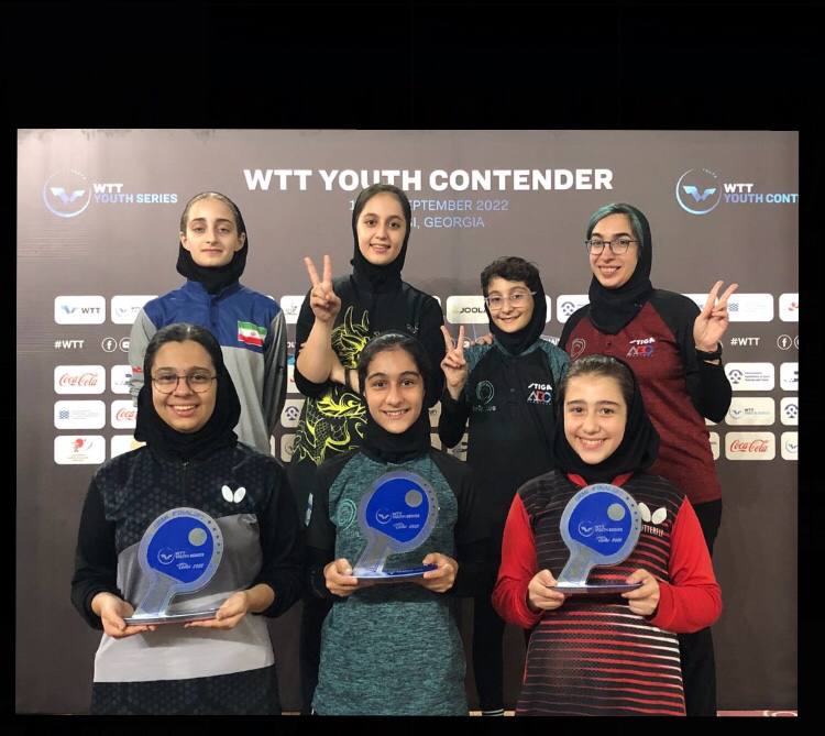 کسب سه مدال برنز توسط دختران جوان ایران در کانتندر جهانی گرجستان
