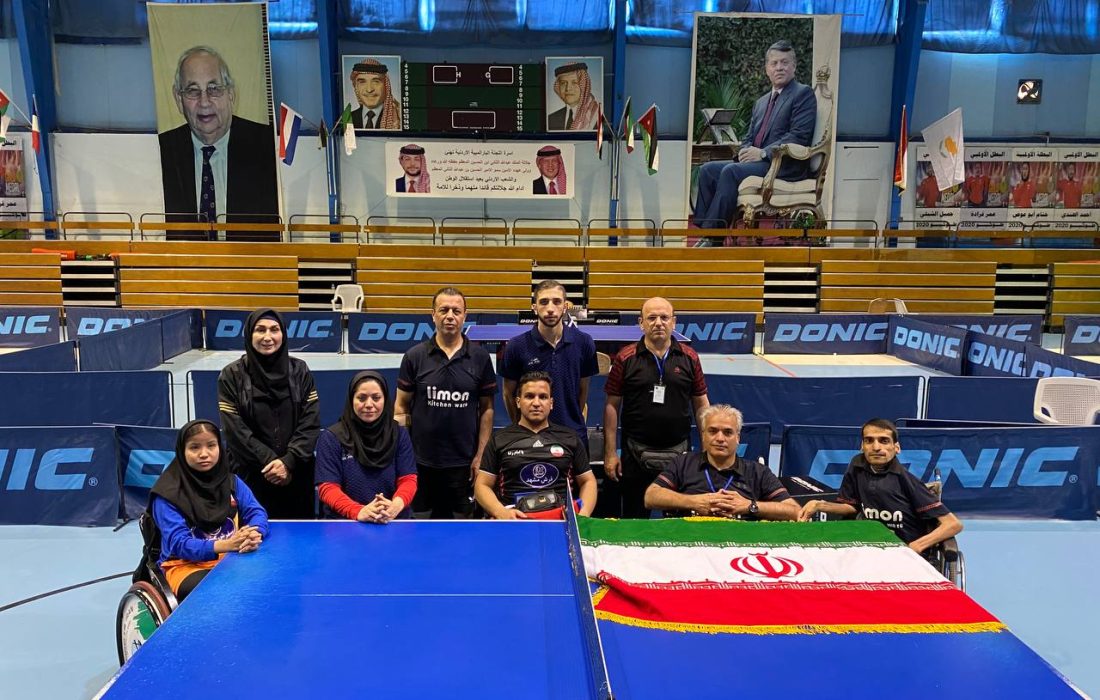 یک طلا یک نقره و چهار برنز دستاورد پاراتنیس روى میز انفرادی ایران در مسابقات آزاد جهانى